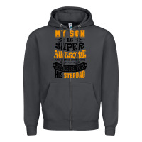 Smoke My Son Is Super Awesome His Stepdad Zipper Hoodie - artisFamous