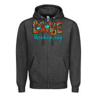 Charcoal Heather love thanksgiving Zipper Hoodie - JahusDesignShop