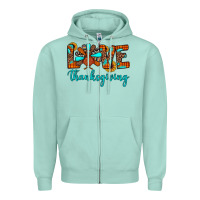 Seafoam love thanksgiving Zipper Hoodie - JahusDesignShop