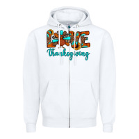 White love thanksgiving Zipper Hoodie - JahusDesignShop