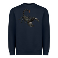 Navy scorpion Heavyweight Sweatshirt - JahusDesignShop
