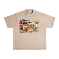 French Oak Teacher Coffee Cups Urban Heavy Tee - FaDigitalArtStudio