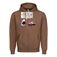 Chestnut polite jaws Zipper Hoodie - artisFamous