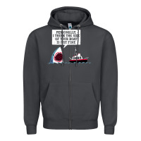 Smoke polite jaws Zipper Hoodie - artisFamous