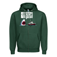 Sports Green polite jaws Zipper Hoodie - artisFamous