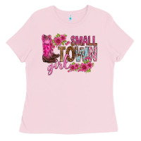 Small Town Girl With Flowers Bbs Ladies Tee | Teevron
