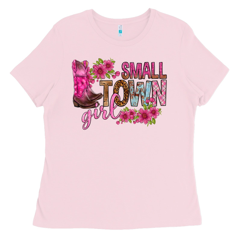 Small Town Girl With Flowers Bbs Ladies Tee by BundleAndBundleShop | Teevron
