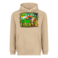Mushroom happy go lucky goat Heavyweight Hoodie - RanaPortraitStore
