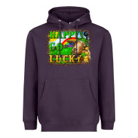 Plum happy go lucky goat Heavyweight Hoodie - RanaPortraitStore