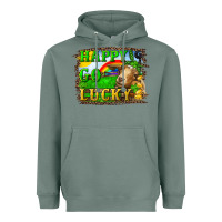 Sage happy go lucky goat Heavyweight Hoodie - RanaPortraitStore