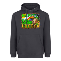 Smoke happy go lucky goat Heavyweight Hoodie - RanaPortraitStore