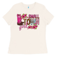 Bone small town girl with flowers bbs Ladies Tee - BundleAndBundleShop