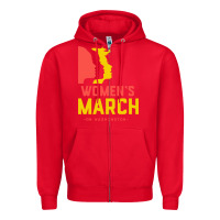 Women March On Washington Zipper Hoodie | Teevron