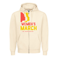 Sandshell women march on washington Zipper Hoodie - artisFamous