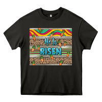 Asphalt He is risen tumbler Easter Day Heavy Core Tee - HowdyJamesFarm