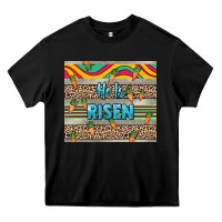 Black He is risen tumbler Easter Day Heavy Core Tee - HowdyJamesFarm