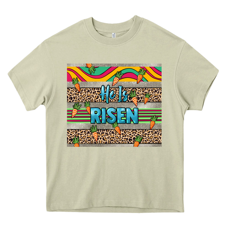 He Is Risen Tumbler Easter Day Heavy Core Tee by HowdyJamesFarm | Teevron