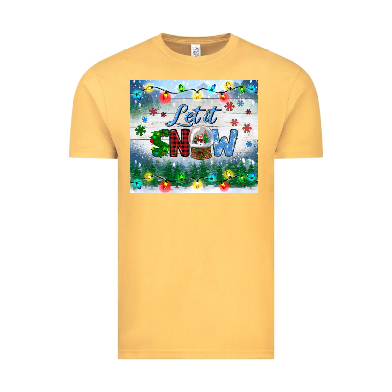 Let It Snow Tumbler Vintage Tee by BundleAndBundleShop | Teevron