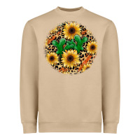 Mushroom leopard cactus sunflower Heavyweight Sweatshirt - JahusDesignShop