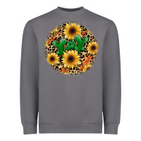 Storm leopard cactus sunflower Heavyweight Sweatshirt - JahusDesignShop