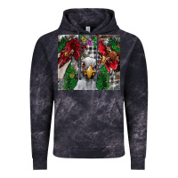 Cloud Black Chicken Vintage Hoodie - CowhideDigitalArt
