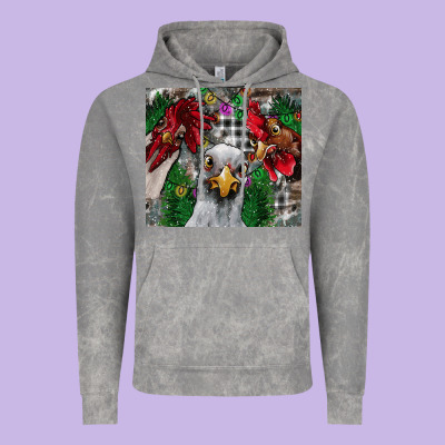 Chicken Vintage Hoodie Designed By Cowhidedigitalart