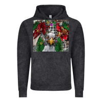 Vintage Black Chicken Vintage Hoodie - CowhideDigitalArt