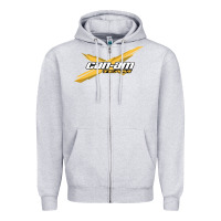 Heather Grey can am team Zipper Hoodie - artisFamous