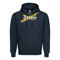 Navy can am team Zipper Hoodie - artisFamous
