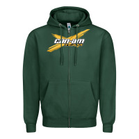 Sports Green can am team Zipper Hoodie - artisFamous