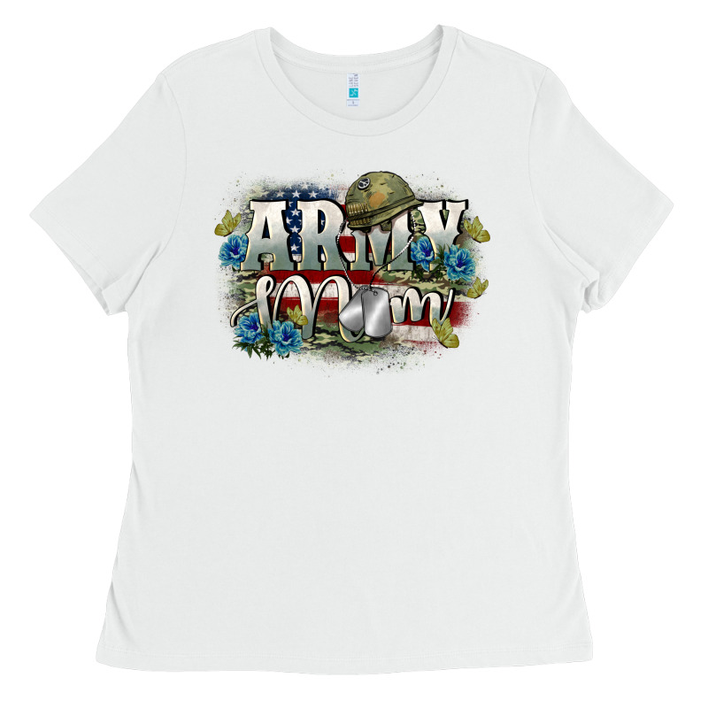 Army Mom Mother's Day Ladies Tee by FaDigitalArtStudio | Teevron
