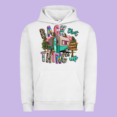 Back That Thing Up Camping Urban Hoodie Designed By Ranaportraitstore
