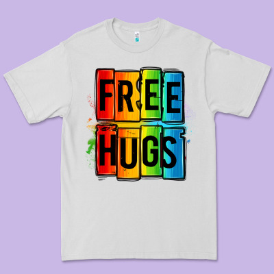 Free Hugs Premium Tee Designed By Oliviacreatesart