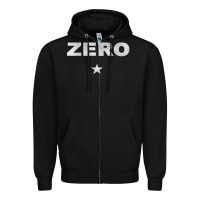 Black zero Zipper Hoodie - artisFamous