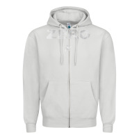 Dove Grey zero Zipper Hoodie - artisFamous
