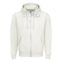 Oatmeal Heather zero Zipper Hoodie - artisFamous