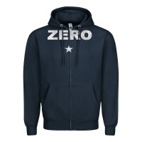 Navy zero Zipper Hoodie - artisFamous