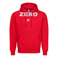 Red zero Zipper Hoodie - artisFamous