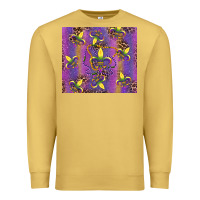 Antique Gold mardi gras fleur de lis Premium Sweatshirt - RanaPortraitStore