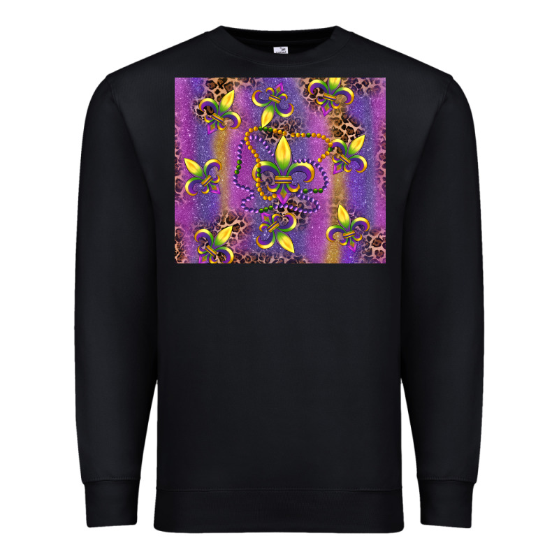 Mardi Gras Fleur De Lis Premium Sweatshirt by RanaPortraitStore | Teevron