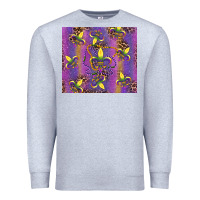 Heather Grey mardi gras fleur de lis Premium Sweatshirt - RanaPortraitStore