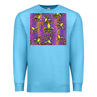 Ocean Blue mardi gras fleur de lis Premium Sweatshirt - RanaPortraitStore