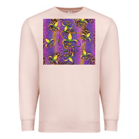 Pale Pink mardi gras fleur de lis Premium Sweatshirt - RanaPortraitStore