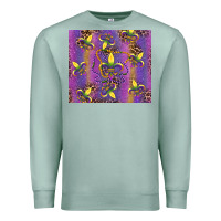 Seafoam mardi gras fleur de lis Premium Sweatshirt - RanaPortraitStore