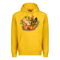 Lemon fall coop animals pumpkin Premium Hoodie - Artiststas