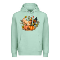 Seafoam fall coop animals pumpkin Premium Hoodie - Artiststas