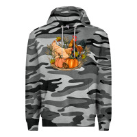 Slate Camo fall coop animals pumpkin Premium Hoodie - Artiststas