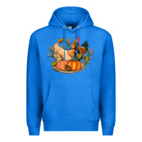 True Royal fall coop animals pumpkin Premium Hoodie - Artiststas