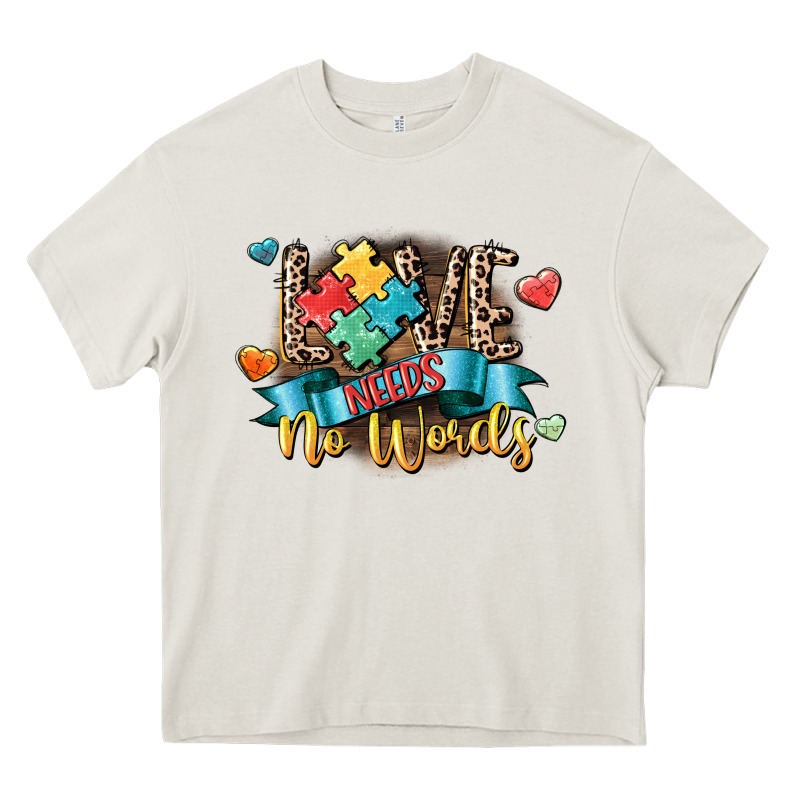 Love Needs No Words Heavy Core Tee by CowGirlArtShop | Teevron