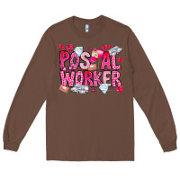 Chestnut Postal Worker Long Sleeve Tee - CowhideDigitalArt
